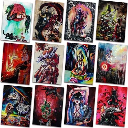 Full Round Diamond mosaic Sexy lady Full Square Diamond embroidery Cross stitch Beautiful Girl 5D DIY Diamond painting Fantasy