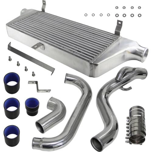 Front Mount Intercooler Kit Fits For Nissan Silvia S14/S15 Type 24E LS SR20DET RED