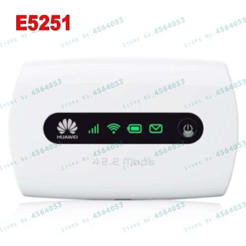Unlocked Huawei E5251 42.2Mbps 3G HSPA+ UMTS 900/2100MHz USB Wireless Router Pocket