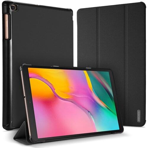 Luxury DOMO Series Tablet Case for Samsung galaxy Tab A 10.1 T510/T515 Trifold-Stand Protective Case Cover with Magnetic Closure