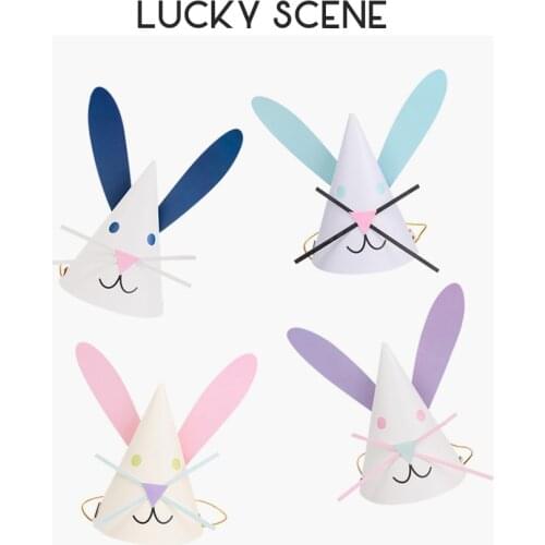 Bunny Ears Birthday Hat Cute Bunny Birthday Hat Babys Birthday Party Hat Easter Theme S00957