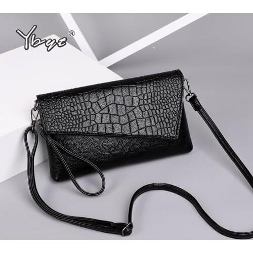 Vintage PU leather handbags hotsale women wedding clutches ladies party purse crocodile pattern crossbody shoulder messenger bag