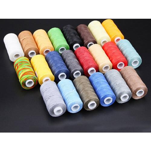 1 roll 50 meters Leather Craft Sewing Waxed Thread Heavy Duty Sewing Coarse Whipping Thread 1mm Leather Hand Stitching 150D