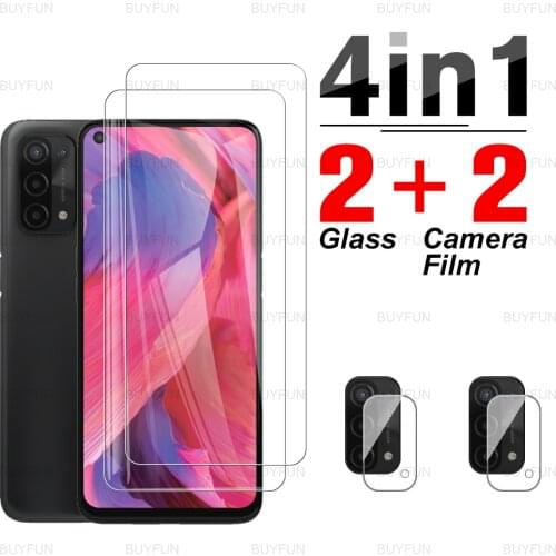 4in1 Tempered Glass For Oppo A54 5G Scratch resistant Screen Protector for oppo A74 A94 5G appo oppoA12 A15 A91 camera ​film