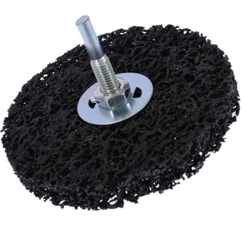 1Pcs Durable Poly Strip Disc Wheel 100mmx6mm Wood Metal Paint Rust Removal Clean Abrasive Tools For Angle Grinder