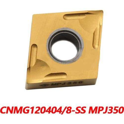 100% Original CNMG CNMG120404-SS MPJ350 CNMG120408-SS MPJ350 Carbide Insert Blades Imported From Japan Good Quality Efficiency