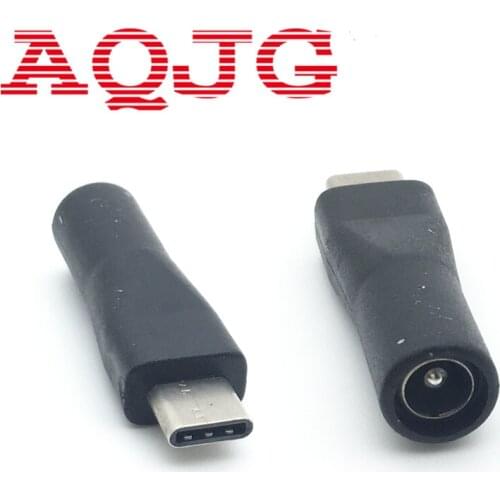 5V DC 5.5 * 2.1 mm Power Jack USB 3.1 Type C USB-C Type-c 5.5mm *2.1mm Type USB DC Power Connector Adapter AQJG