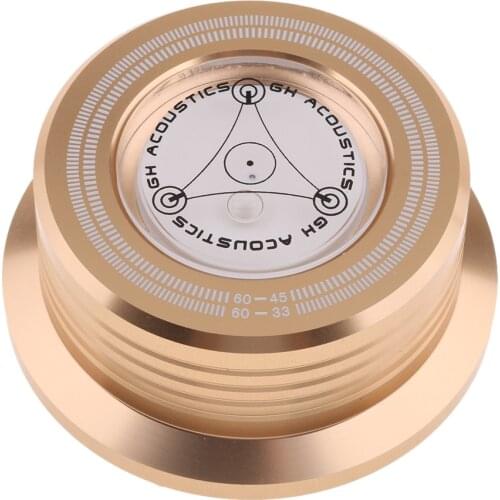 Aluminum Record Weight Disc Stabilizer Turntable Vinyl Clamp non-magnetic aluminium alloy non-slip design