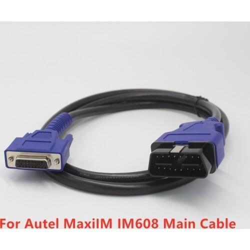 Acheheng Car OBD2 Cables for Autel MaxiIM IM608 ADVANCED IMMO & KEY PROGRAMMING IM609 im608 OBD interface im508 main cable