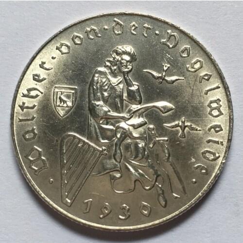 Austrian 1930 2 Shilling Commemorative Silver Coin12g 29mm 64% Silver 100% Real Original Coins Currency Coins Unc