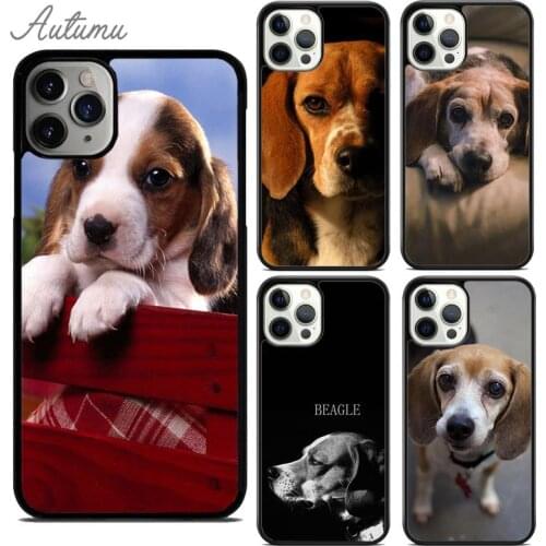 Beagle Dog Puppy Pet Phone Case for iPhone 11 12 Pro Max mini X XR XS SE 2020 5 6S 7 8 Plus Samsung Galaxy S8 S9 S10 Cover shell