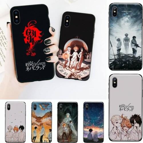 Anime The Promised Neverland Phone Case for iPhone 11 12 mini pro XS MAX 8 7 6 6S Plus X 5S SE 2020 XR