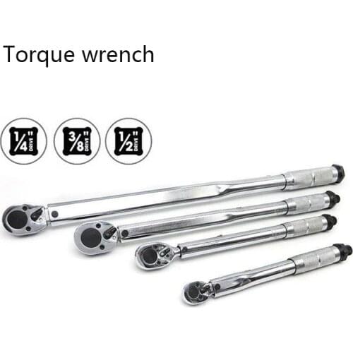 Torque wrench 5-210N.m 1/4 3/8 1/2 Square Drive High-accuracy Car Bike Repair Wrench Precision Hand Tools Spanner Torque key