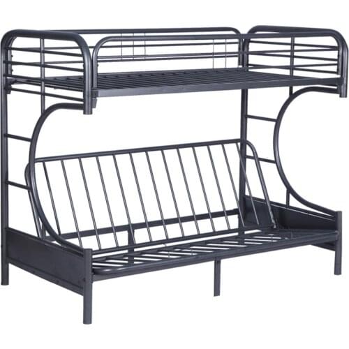 Bunk Bed Twin Bed Frame Dormitory Double Loft Multifunctional Home Bedroom Nap Teenage Simple Lunch Bed For Adult With Guardrail