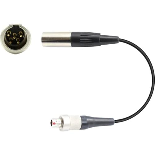 HIXMAN CA719 Convert Adapter For Lectrosonics TA5F To Lectrosonics SSM 3-Pin Lemo Wireless Bodypack Transmitter