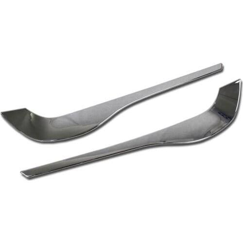 Chrome ABS Front Fog Light Eyebrow Stripe Cover Trim Fit For Mazda CX5 CX-5 KF 2nd 2017 2018 2019 2020 Accessores Decoration