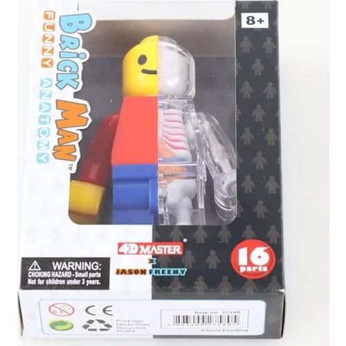 Classic Brickman 4D Master Artist Jason Freeny Puzzle Assembly Perspective Skeleton Anatomy