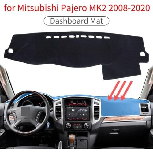 Dash mat for Mitsubishi Pajero MK2 Shogun Anti-Slip Mat Dashboard Cover Pad SunShade Dashmat Protect Carpet Dash Accessories Pad
