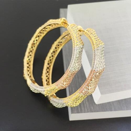 Lanyika Fashion Jewelry Irregularity Spiral Micro inlay Party Earrings Anniversary Banquet Daily Best Gift