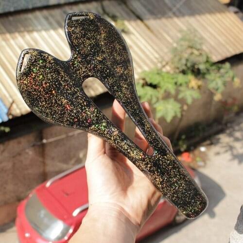 The new / ultra light / road / mountain bike all carbon fiber seat / saddle / cushion /3K surface 270*143 /Flash cushion