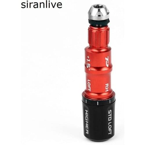 New Red Tip Size .335 or .350 Golf Shaft Adaptor Sleeve 1.5 Loft for TaylorMade R5 R7 R9 R11 R11S Driver and Wood