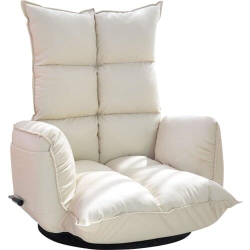 Lazy balcony backrest single floor recliner Japanese style tatami chair living room small bedroom sofa