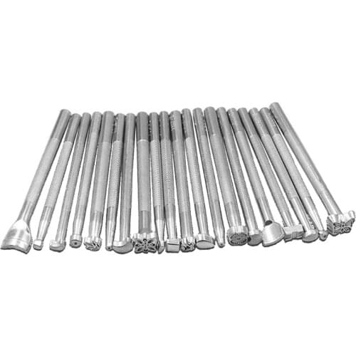 Q9QF Multi-combination 20 PCS Leather Stamping Tools for Hobbyists or Professionals