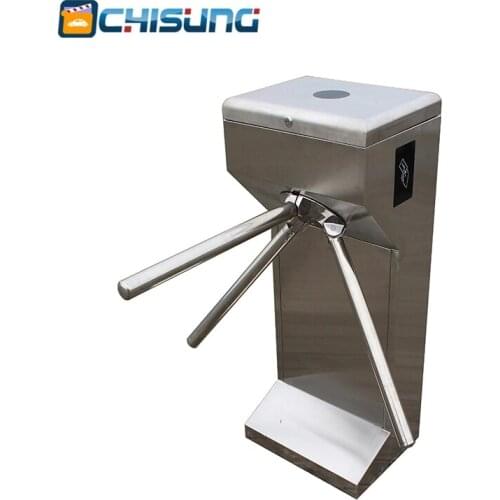 Shenzhen stainless steel semi-automatic drop arm vertical tripod turnstile barrier gates