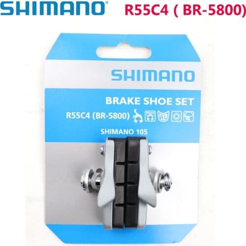 SHIMANO R55C4 Brake Bads Road Bike Brake Shoe Set R55C4 BR-5800 Brake Block Appropriate For BR 5800 5700 5600 R605 R600 R561