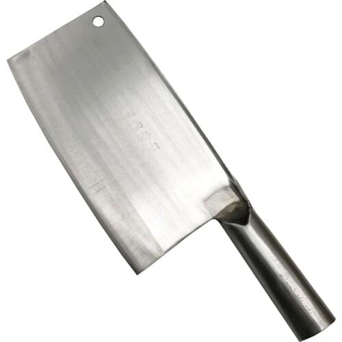 SHUOJI High Quality Chopping Knife Handmade Forged Kitchen Chef Knives 58HRC Steel Cleaver 6mm Thickness Blade Kitchen Tools