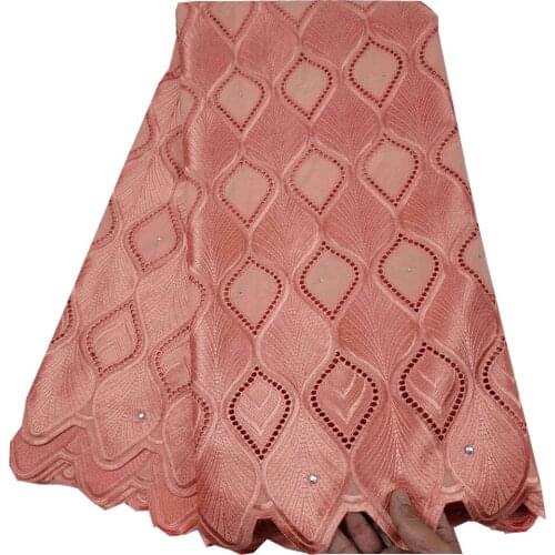 SJ Lace Embroidery African Lace Fabric 2021 High Quality 100% Cotton Dry Lace Swiss Voile Lace In Switzerland For Wedding h3-15