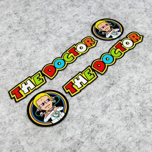 NO.S203 Motorcycle Racing Rossi the Doctor Waterproof Car Windshield Reflective Stickers and Decals