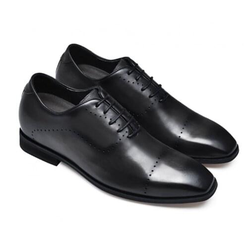 Oxford Black Bridegroom Formal Dress Office Men Shoes Party Original Business Designer Genuine Leather Shoes