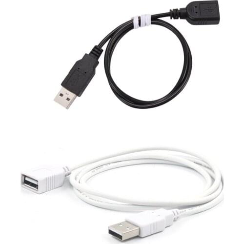 USB Extension Cable Cord Super Speed USB 2.0 Cable Male to Female Data Sync USB Extender Extension Cable 1m computer cable