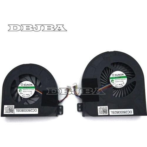 Video Fan For DELL Precision M4700 Laptop Fan MG60150V1-C030-S9A DC28000B2SL 01G40N BATA0715R5M P002 DC28000B3VL 0CMH49 CPU+GPU