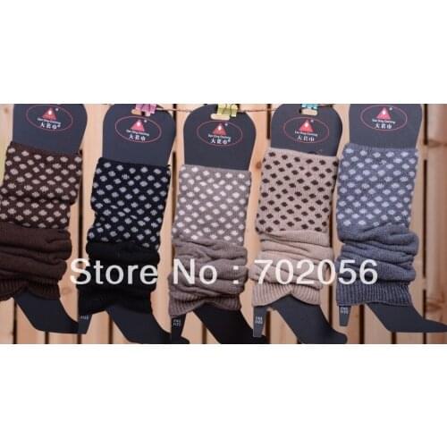 JUST ARRIVAL Dot 15% wool women leg warmer Leg Shoes Ankle Warmer Boot Sleeves Cover 20 pairs/lot #3290