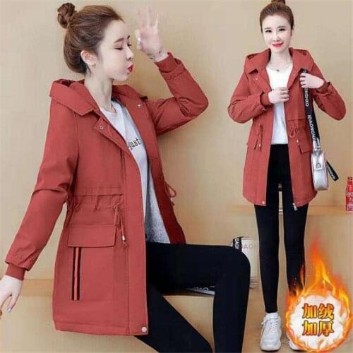 Winter Women Vintage Coats Fashion Warm Solid Color Casual Button Hooded Outwear Plus Size Soft Long Sleeve Wool Coats