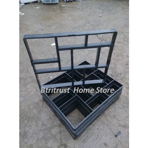 2018 High Quality DIY Pavement mold plastic path maker paving concrete mold for garden path paving mold pathmate shovel 60*50*6c