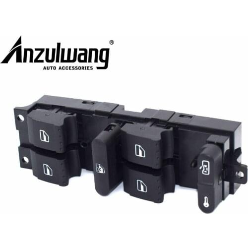 ANZULWANG 1J4959857D 1J4 959 857 D ELECTRIC MASTER WINDOW SWITCH MASTER FOR VW GOLF JETTA MK5 6 TIGUAN PASSAT BRAND NEW