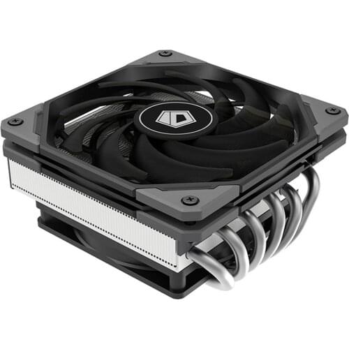 ID-COOLING IS-6K Silent CPU Cooling Fan 12cm Low Profile Slim 6 Heatpipes Cooler Radiator 4 Pin PWM Heatsink for PC Case