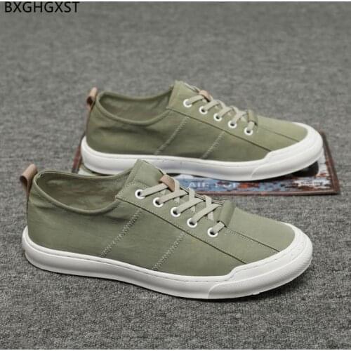 Green Non-leather Casual Shoes Man Sports Shoes for Male 2021 Fashion Mens Shoes Casual Men Sneakers Zapatillas Hombre Chaussure