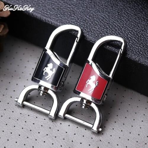 KUKAKEY Metal Alloy Universal Car Keychain Keyring Badge Auto Key Chain Rings Holder For Audi Bmw Benz Toyota Volkswagen Opel