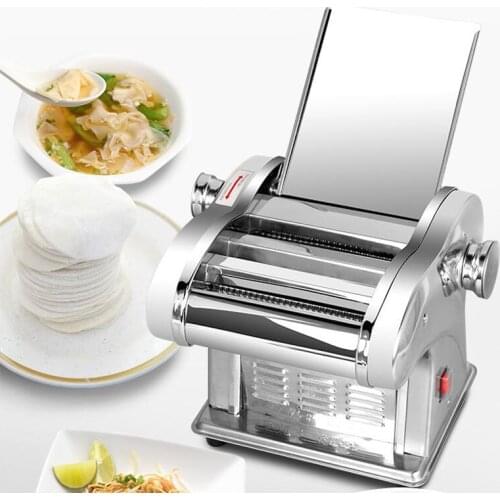 Stainless steel household electric pasta pressing machine Ganmian mechanism commercial Electric Noodle Makers Machine for sell