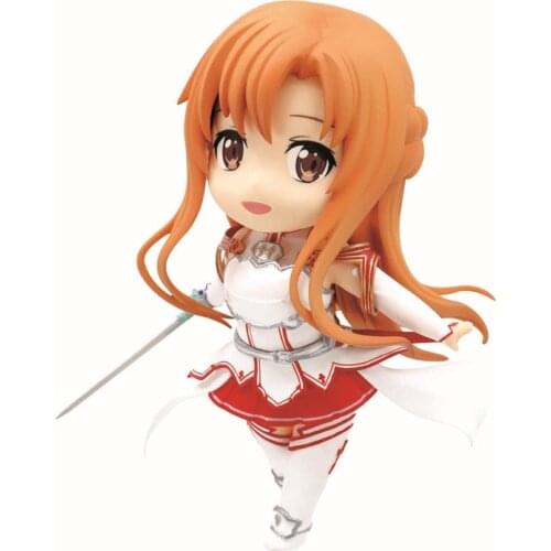 Sword Art Online Asuna Q version cute figure model Japanese Anime Figure Asuna model Ornaments Colletible Models Toys