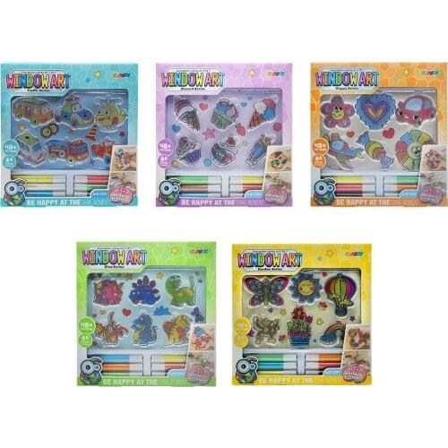 Craft Cute Cartoon Kawaii Refrigerator DIY Painting Sticker for Skateboard Water Bottle Window Guitar Fridge 3D Decals Pastel