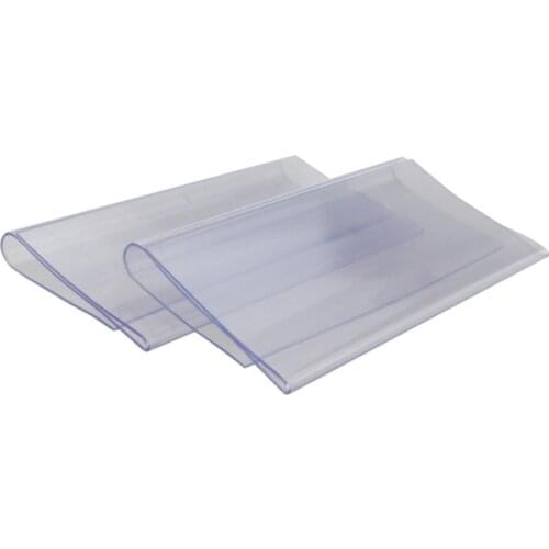 Reusable Plastic Wire Shelf Label Holder Retail Shopping Mall Store Supermarket Upc Price Card Ticket Display