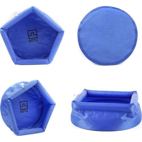 8L Inflatable Water Basin Pump Family Travel Camping Outdoor Inflatable Water Bucket Outdoor camping equipment фляга для воды
