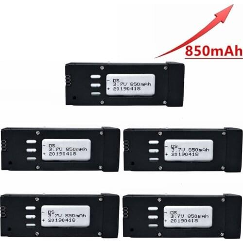 Upgraded Version 3.7V 850mAh Lipo Battery For E58 S168 JY019 RC Drone Quadcopter Spare Parts 3.7v Rechargeable Battery