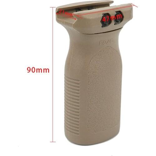 Anti-slip Fore Grip Nylon Tactical Vertical Foregrip 20mm Picatinny Rail Mount with Screws