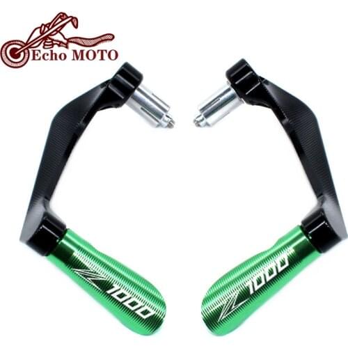 For KAWASAKI z1000 Z1000 2007 -2016 7/8" 22mm Motor bike Guard Brake Clutch Levers Handlebar Grips Guard Protector